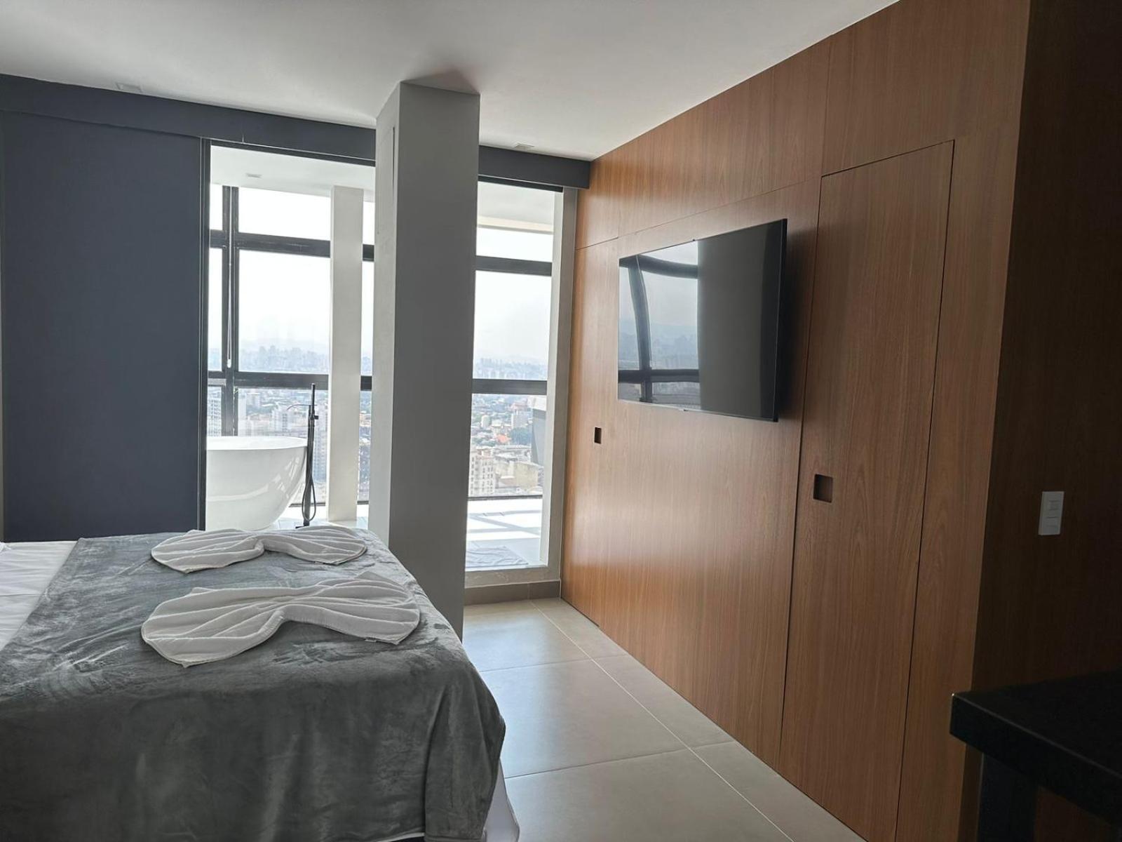 شقة Sky Loft - Andar 41 ساو باولو المظهر الخارجي الصورة