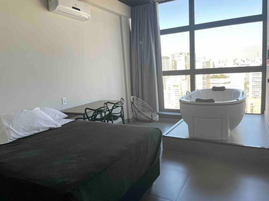 شقة Sky Loft - Andar 41 ساو باولو المظهر الخارجي الصورة
