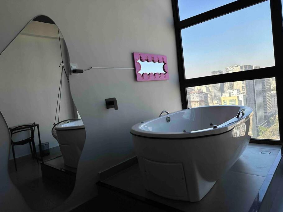 شقة Sky Loft - Andar 41 ساو باولو المظهر الخارجي الصورة