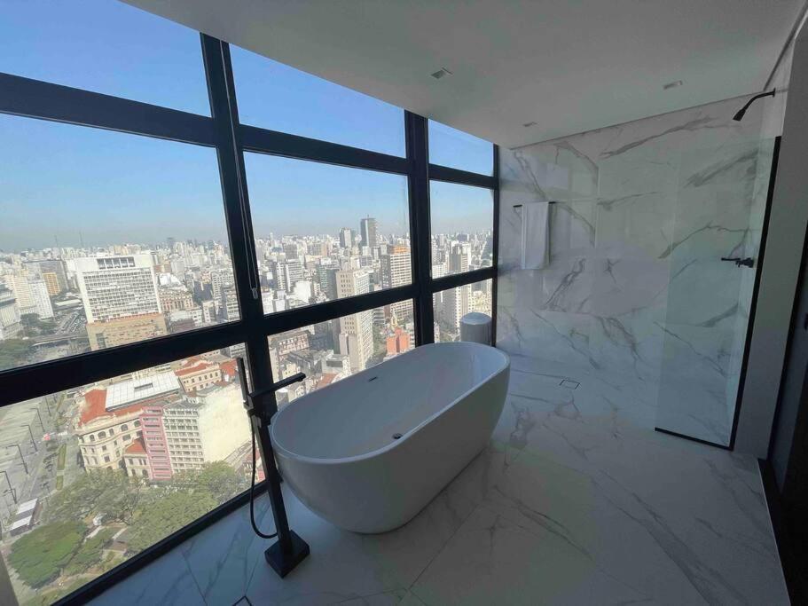 شقة Sky Loft - Andar 41 ساو باولو المظهر الخارجي الصورة