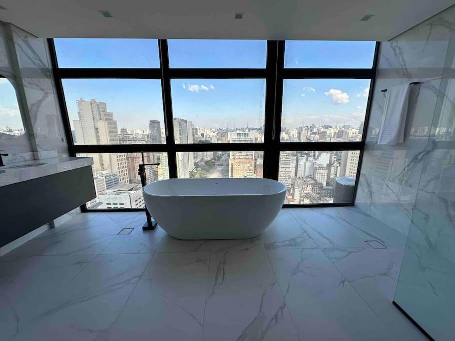 شقة Sky Loft - Andar 41 ساو باولو المظهر الخارجي الصورة